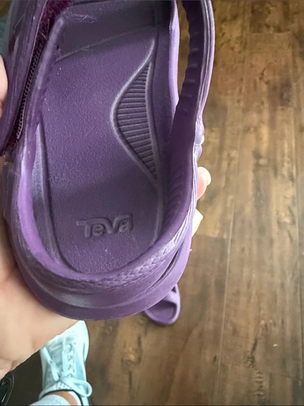Teva Kids Purple Adjustable Strap Sandals
